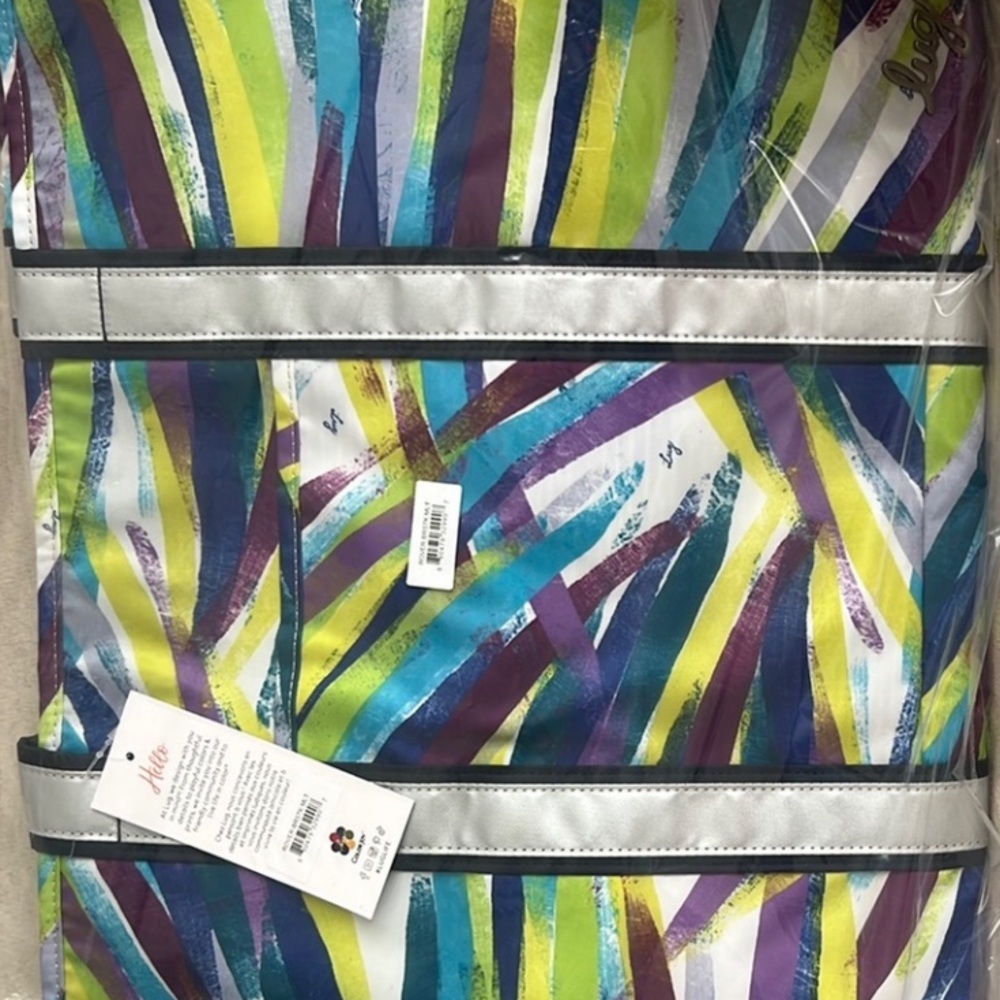 Lug Rover XL Carry-All Tote 🖌️🏳️🌈Brushstrokes Multi - Picture 6 of 8